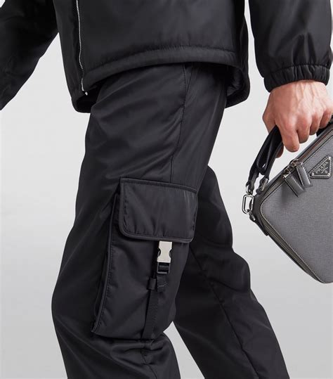 prada sport trousers|prada cargo trousers.